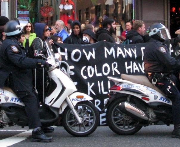 Anti-Police Brutality Protest New York City, 10/22/11