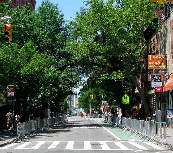 Christopher Street Barricades before Gay Pride Parade