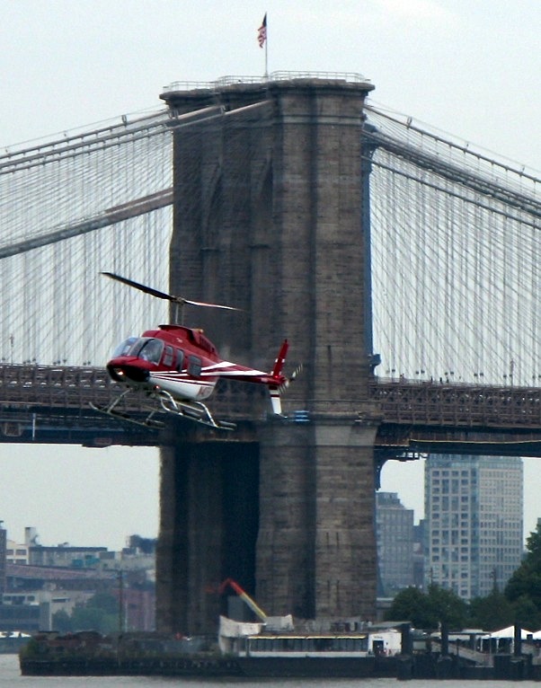 Helicopter in the East River