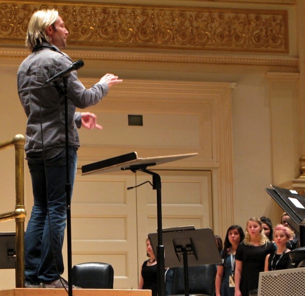 Eric Whitacre, Carnegie Hall, New York City