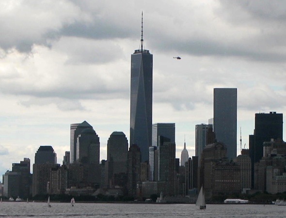 New York City Skyline from Staten Island Ferry