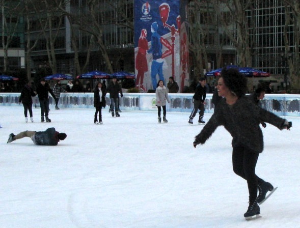 Skating Bryant Park, New York City