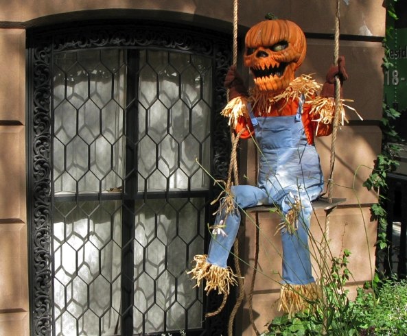 Halloween Decorations, West Village, New York City