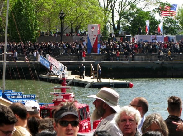 Crowd at America's Cup, New York City, 2016
